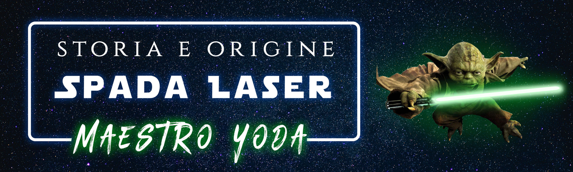 Spada laser verde del Maestro Yoda